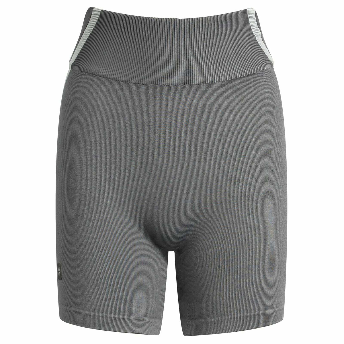 ON Women's Studio Knit Cycling Shorts in Rock/Glacier