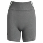 ON Women's Studio Knit Cycling Shorts in Rock/Glacier