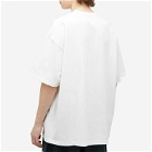 Anglan Men's Applique Logo T-Shirt in White