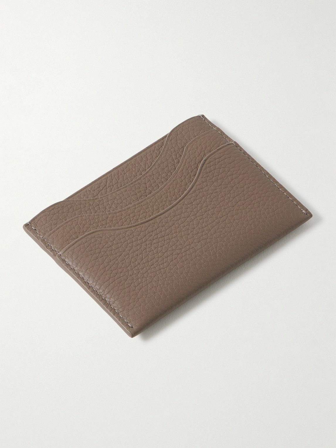 Loro Piana - Logo-Debossed Full-Grain Leather Cardholder