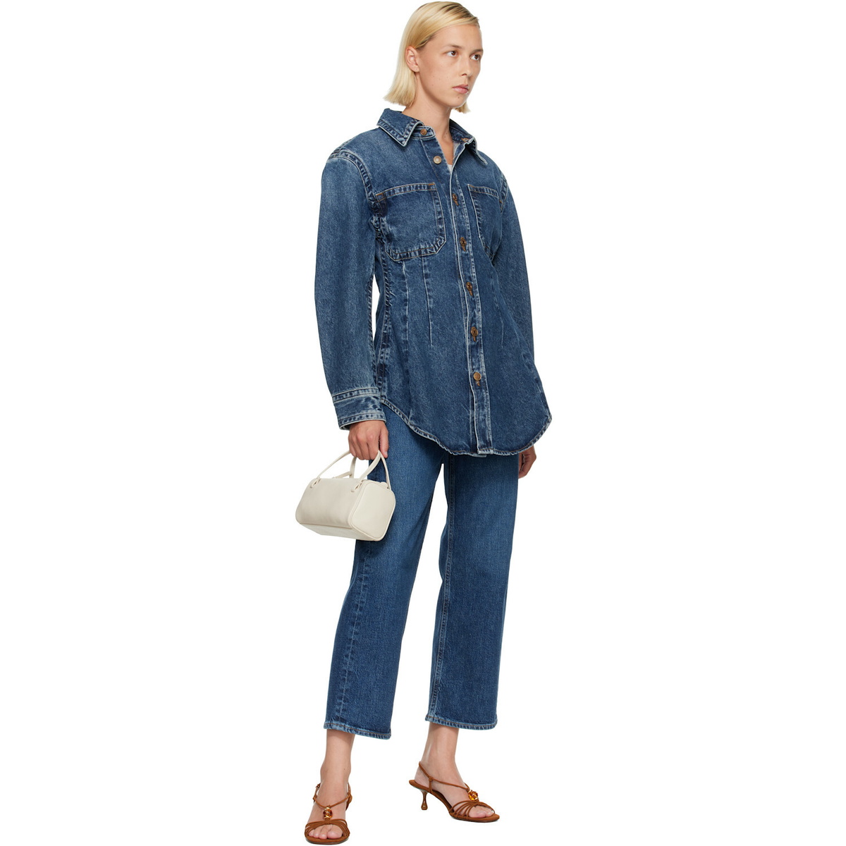 AGOLDE Blue Wilma Denim Shirt