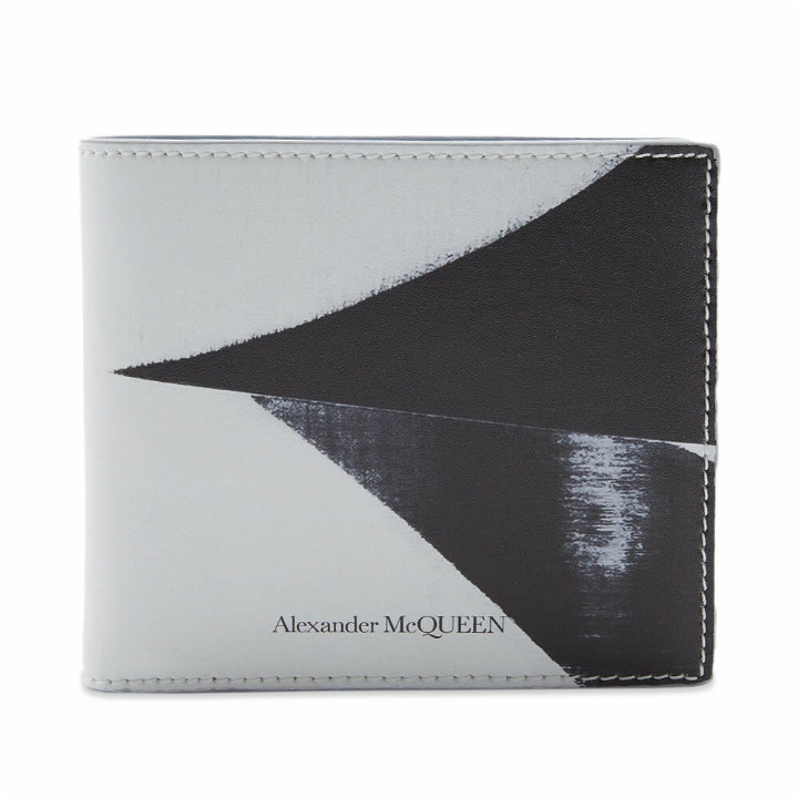 Photo: Alexander McQueen Men's Billfold Wallet in Black/Ivory