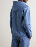 Hanro - Natural Living Organic Cotton-Blend Jersey Hoodie - Blue