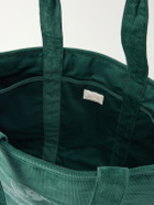 Aimé Leon Dore - Logo-Embroidered Cotton-Corduroy Tote - Green
