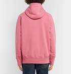 Beams Plus - Printed Loopback Cotton-Jersey Hoodie - Pink