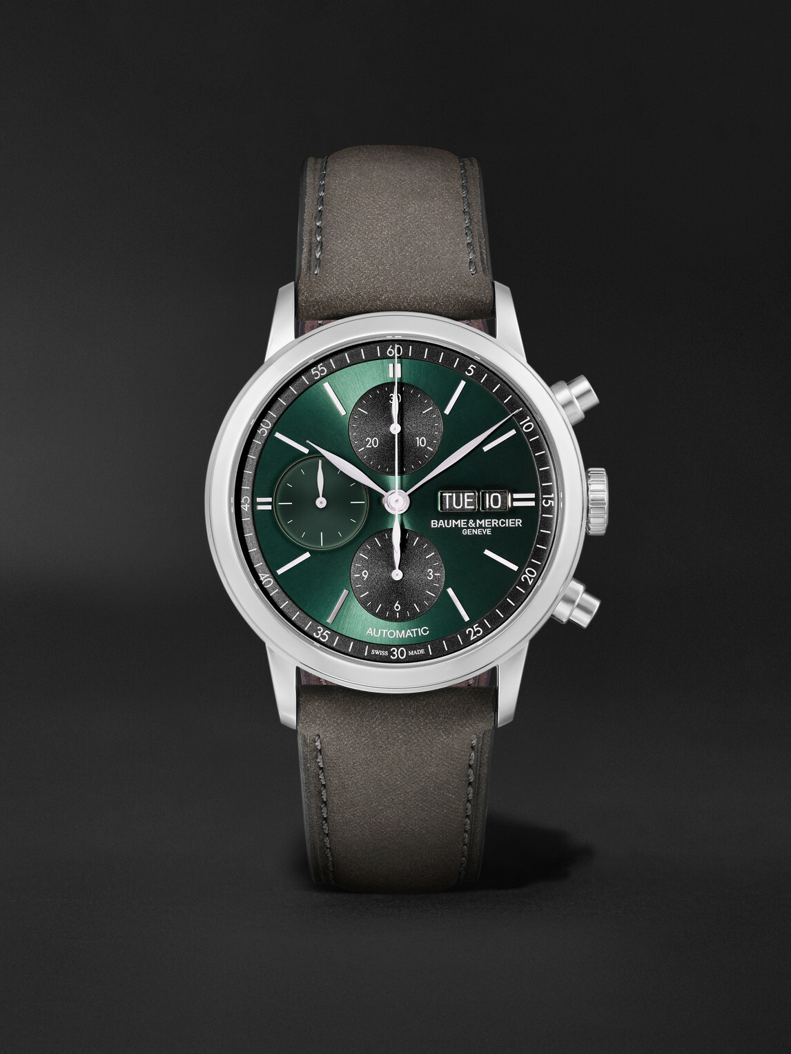 Baume & Mercier - Classima Automatic Chronograph Stainless Steel Watch, Ref. 10783