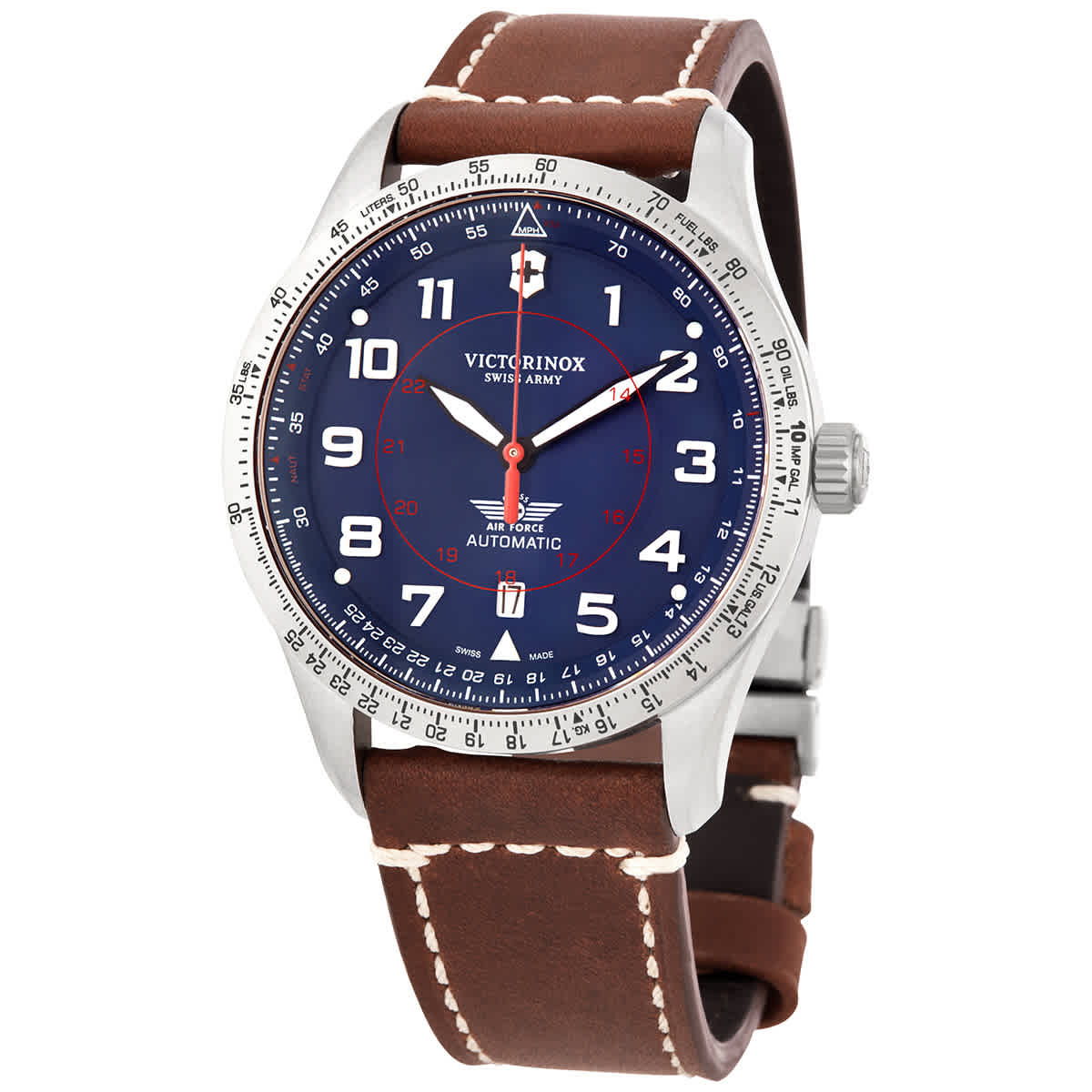 Victorinox Ariboss Automatic Blue Dial Mens Watch 241887