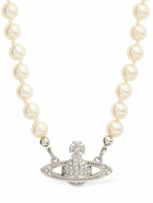 VIVIENNE WESTWOOD Man Mini Bas Relief Faux Pearl Necklace