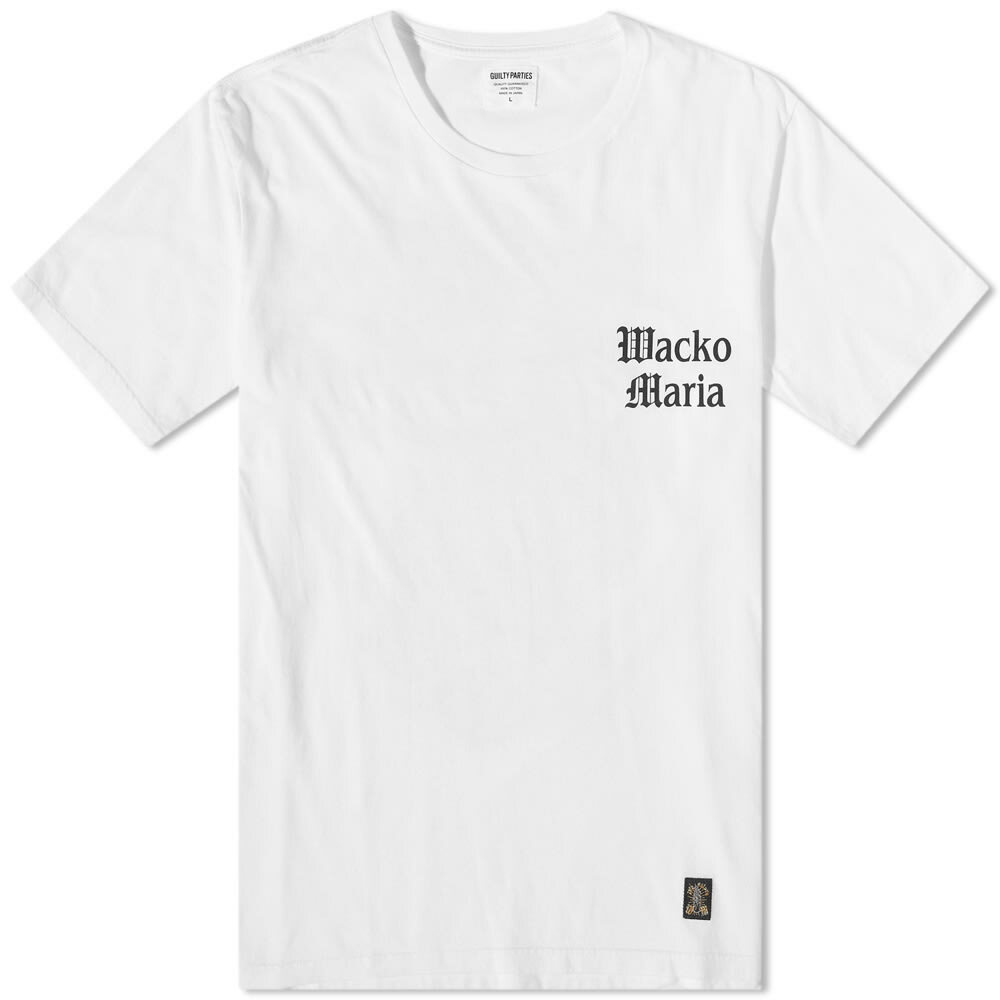 Wacko Maria x Tim Lehi Standard Crew T-Shirt in White Wacko Maria