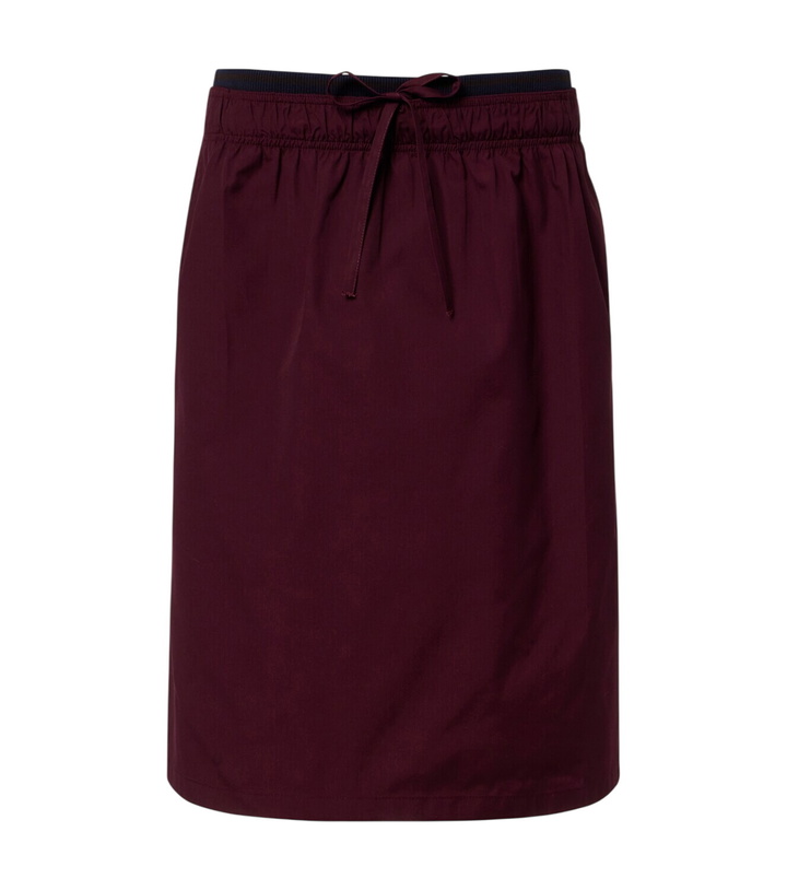 Photo: Prada Poplin midi skirt