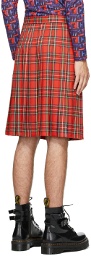 Marc Jacobs Red Heaven by Marc Jacobs Tartan Pleated Skirt