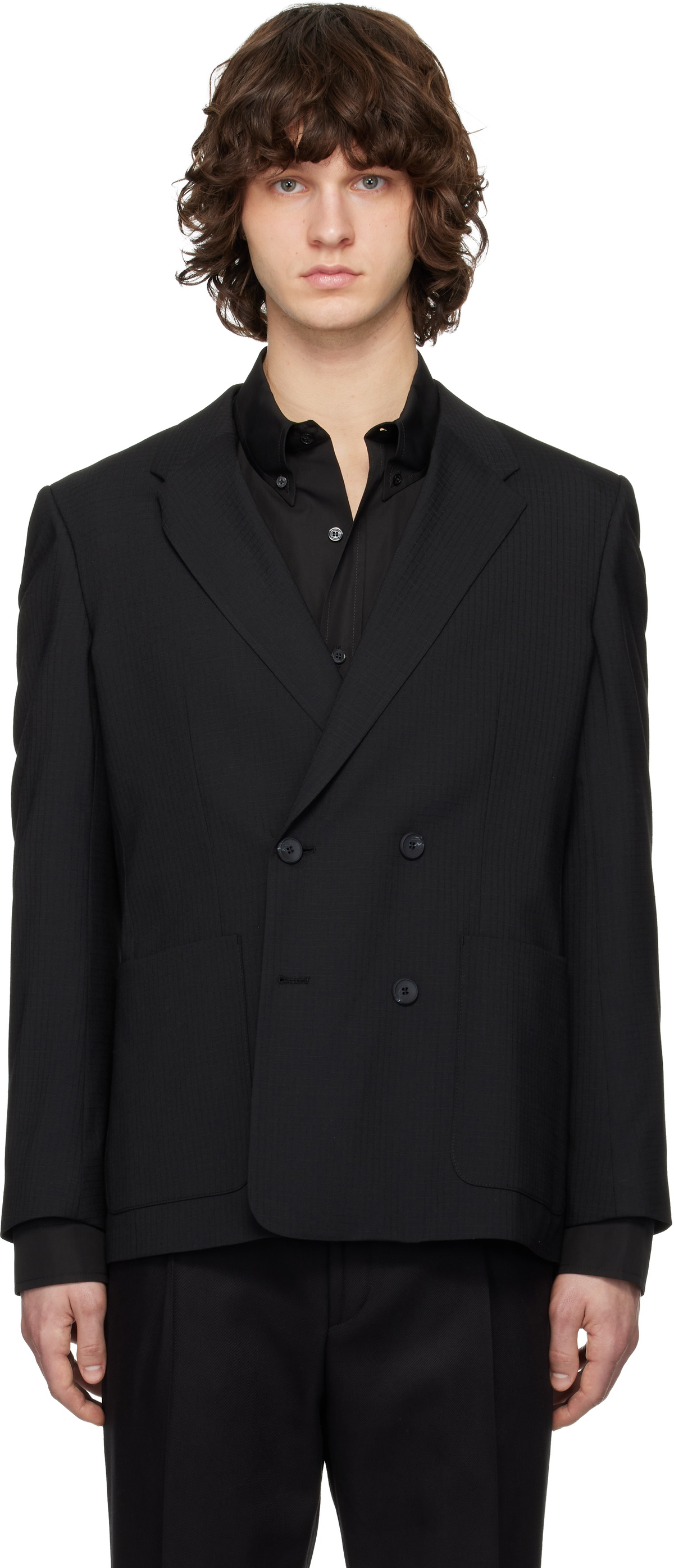 Hugo Black Slim-Fit Blazer