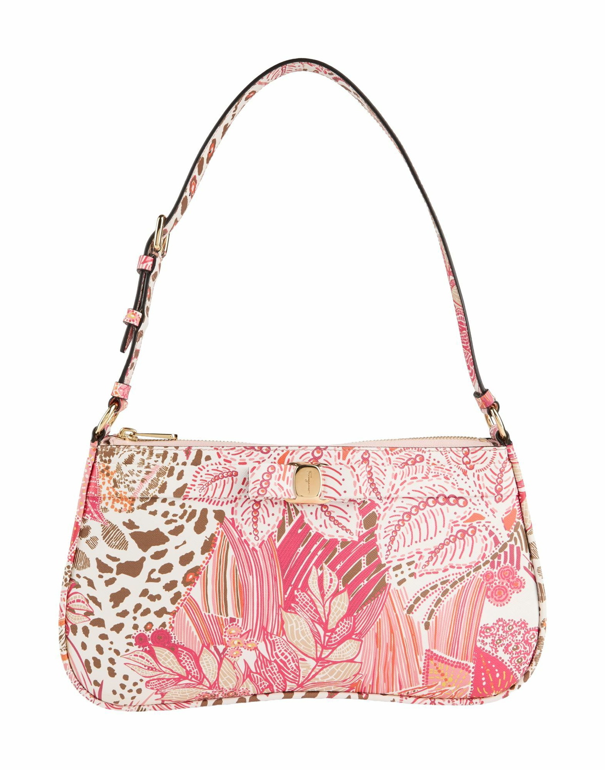 Ferragamo Womens Handbag Fuchsia