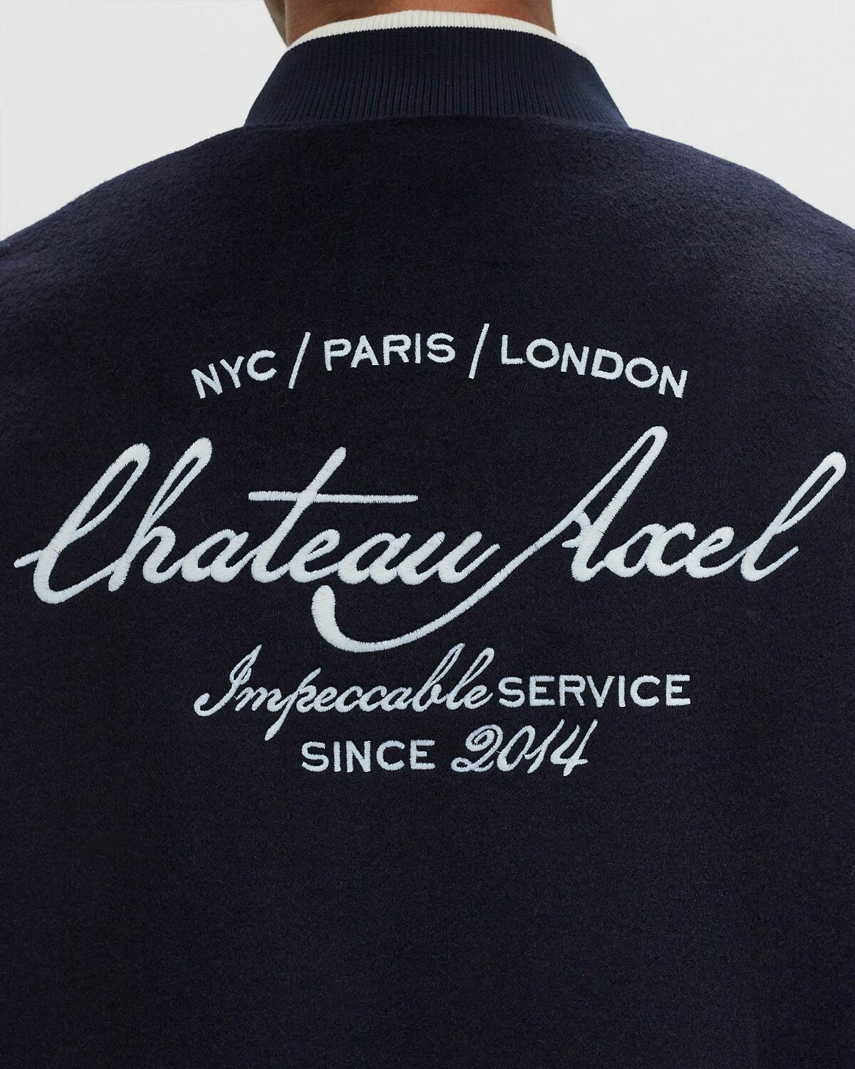 Axel Arigato Chateau Axel Bomber Jacket Blue Bomber Jackets/College Jackets