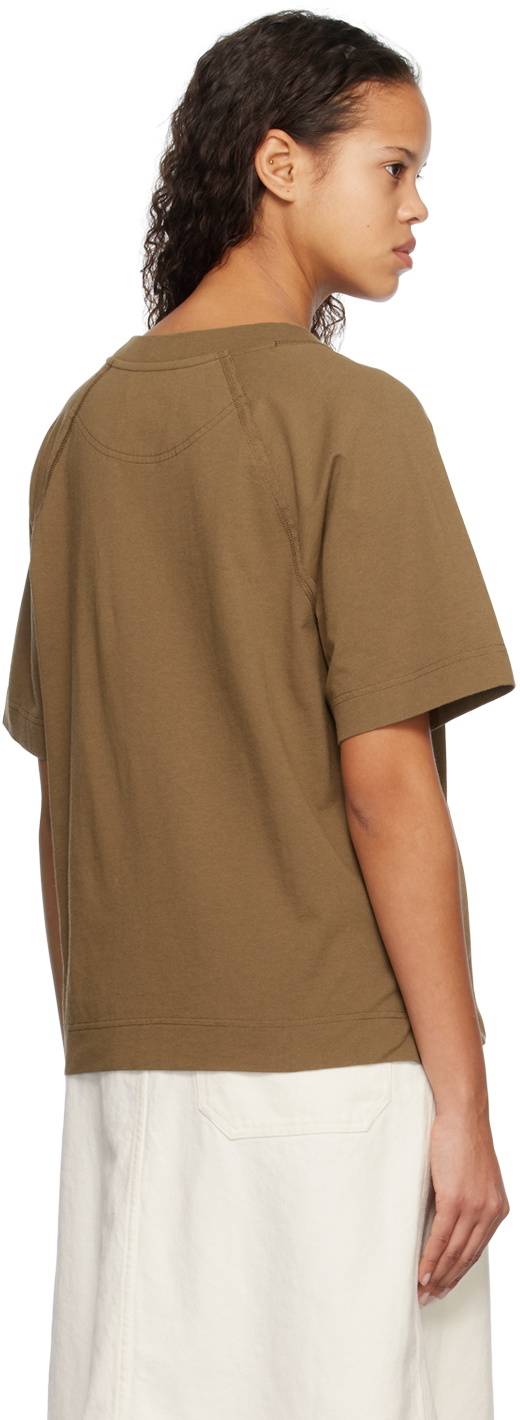 Margaret Howell Tan Raglan T-Shirt