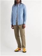 Gitman Vintage - Button-Down Collar Cotton-Chambray Shirt - Blue