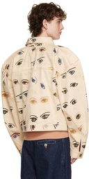 Vivienne Westwood Beige Marlene Denim Jacket