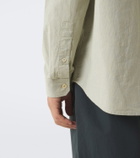 The Row Pompeo cotton chambray shirt