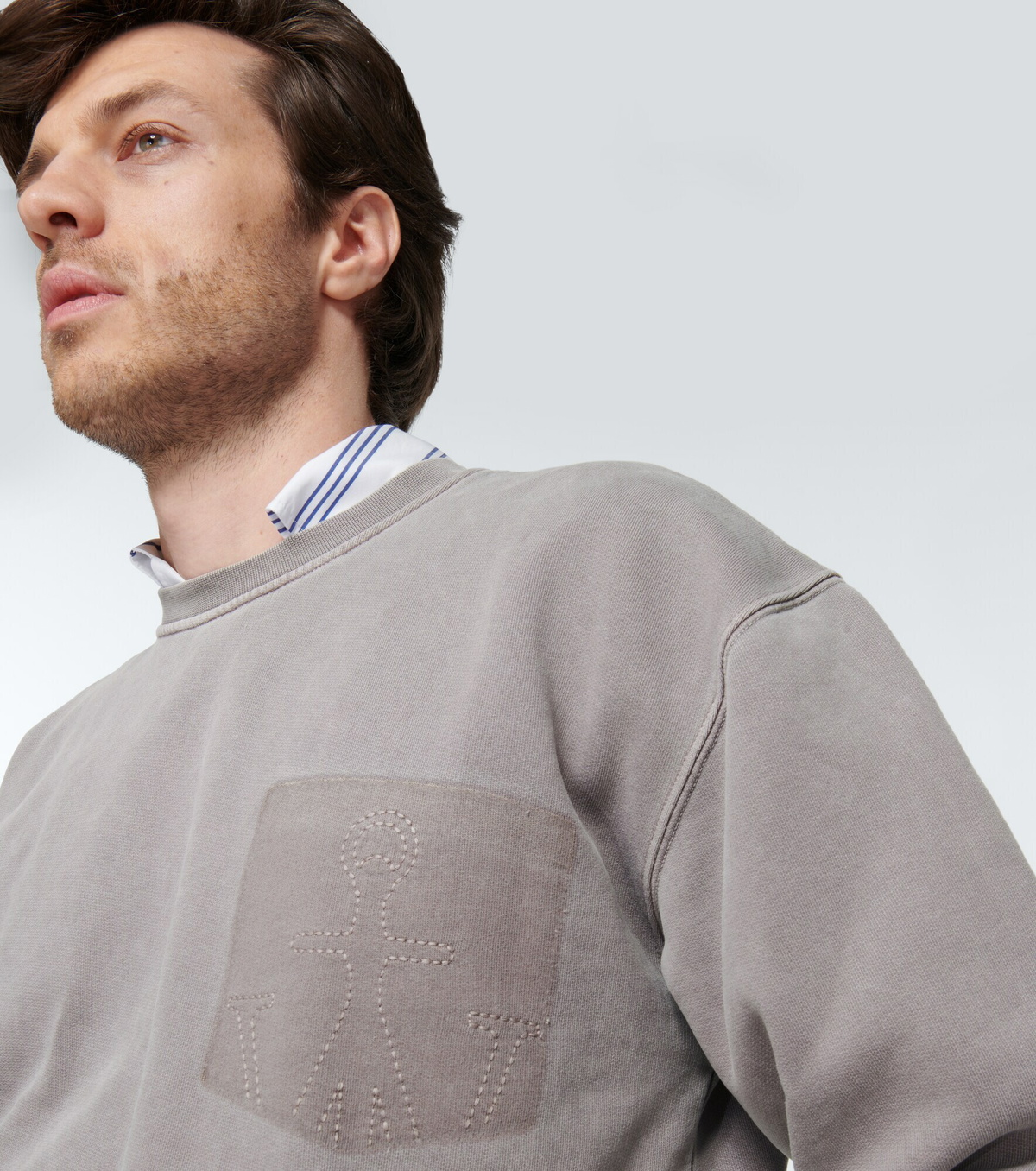 JW Anderson - Faded cotton sweatshirt JW Anderson