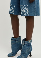 Loewe Anagram Denim Shorts