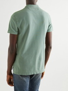 TOM FORD - Garment-Dyed Cotton-Piqué Polo Shirt - Green