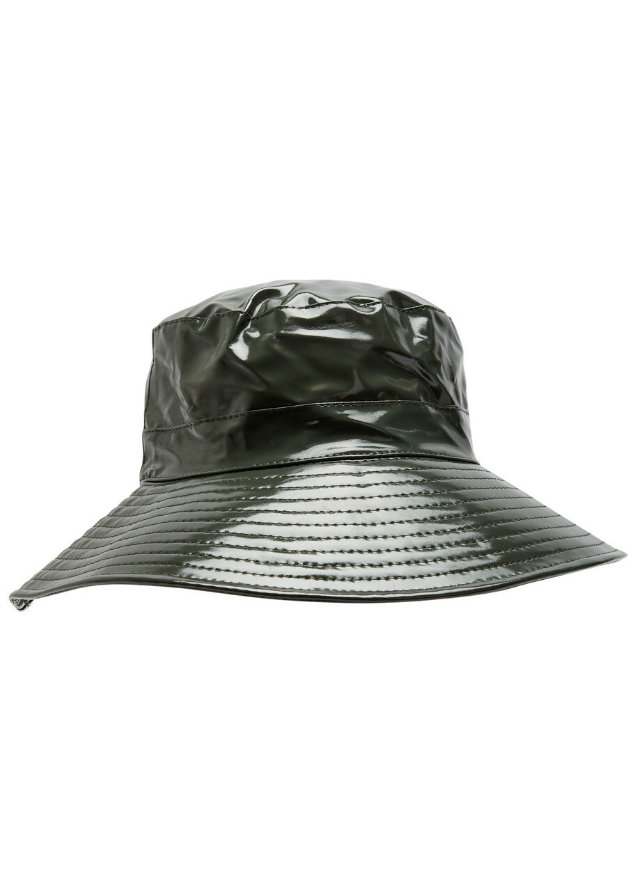 Rains Boonie Rubberised Bucket hat Dark Green
