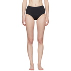 Her Line Black Classic High-Waist Bikini Briefs