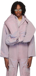 Y/Project Purple Snap Off Puffer Jacket