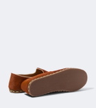 Sabah Calf hair slip-on shoes
