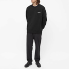 Norse Projects Men's Arne Logo Crew Sweat in Black