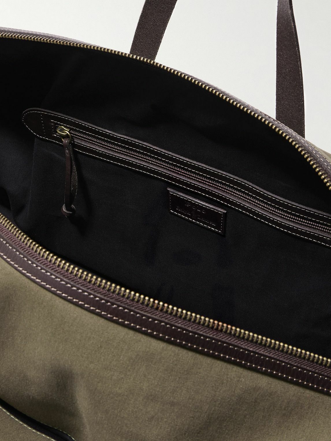 Polo Ralph Lauren - Leather-Trimmed Canvas Duffle Bag