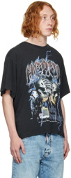 Dsquared2 Black 'Metal Brothers' T-Shirt
