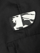 Burberry - Faux Fur-Trimmed Shell Down Hooded Bomber Jacket - Black