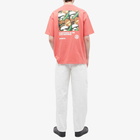 Men's AAPE Aaper Universe Camo T-Shirt in Spiced Coral