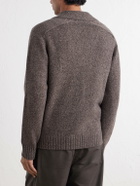 Altea - Shawl-Collar Wool and Cashmere-Blend Cardigan - Brown
