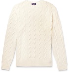 Ralph Lauren Purple Label - Cable-Knit Cashmere Sweater - Neutrals