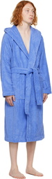 Tekla Blue Oversized Hooded Bathrobe