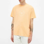 Sporty & Rich Men's SRHWC T-Shirt in Orange Cream/White