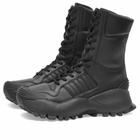 Adidas x Willy Chavarria Forum Boot Mid Sneaker in Core Black/Carbon