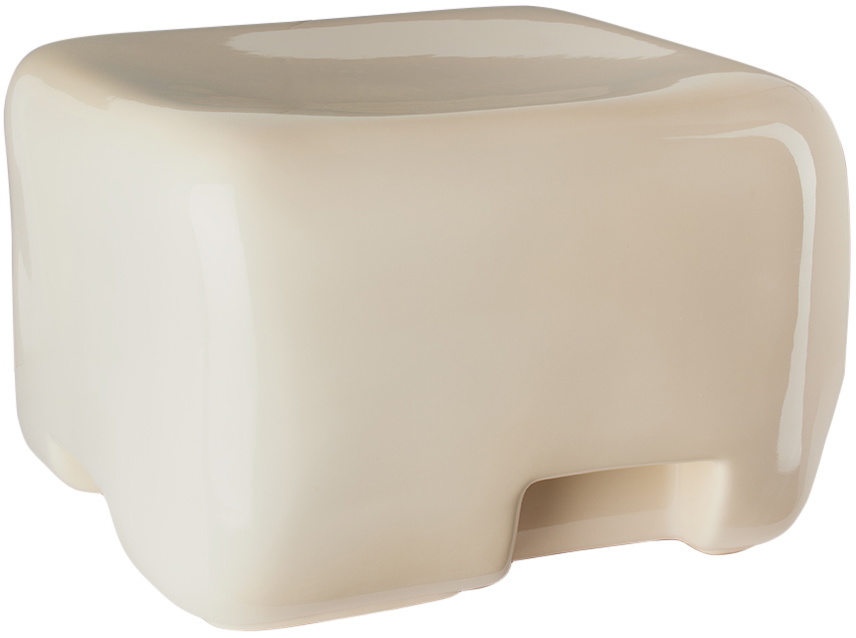 Toogood Off-White Low Cobble Side Table