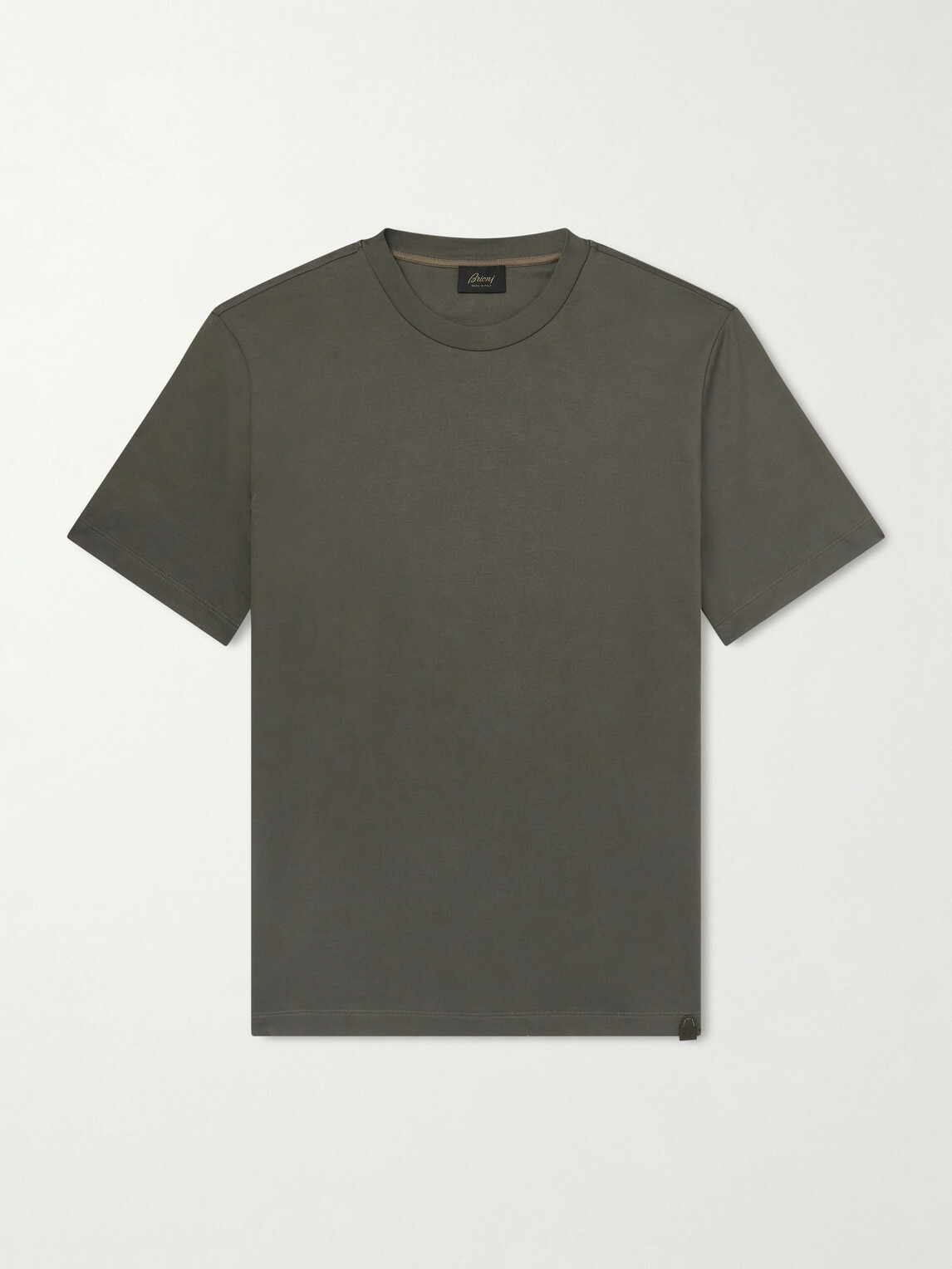 Brioni - Cotton-Jersey T-Shirt - Green