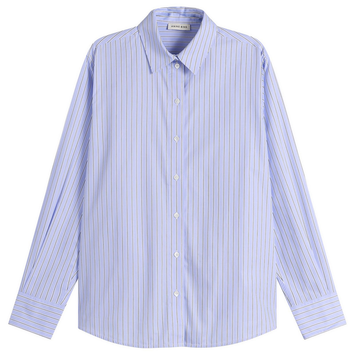 Anine Bing Women's Essie Shirt in Blue Stripe