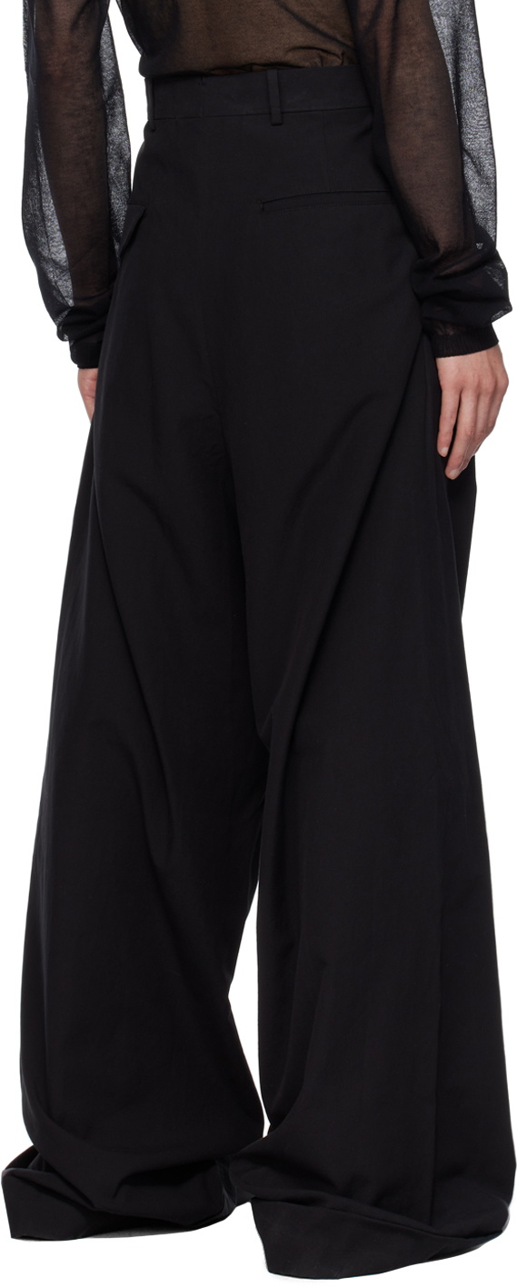 パンツ Ann Demeulemeester Evelien Trouser Ann Demeulemeester Black Achille Trousers Ann Demeulemeester