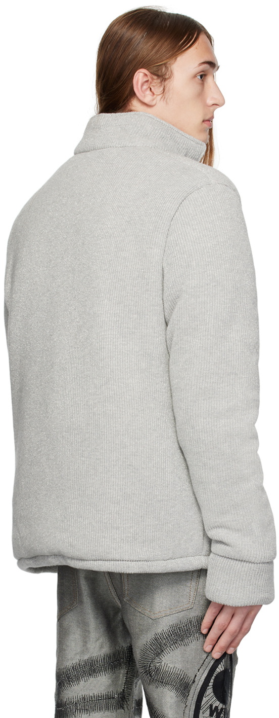 Who Decides War Gray Puffed Polo