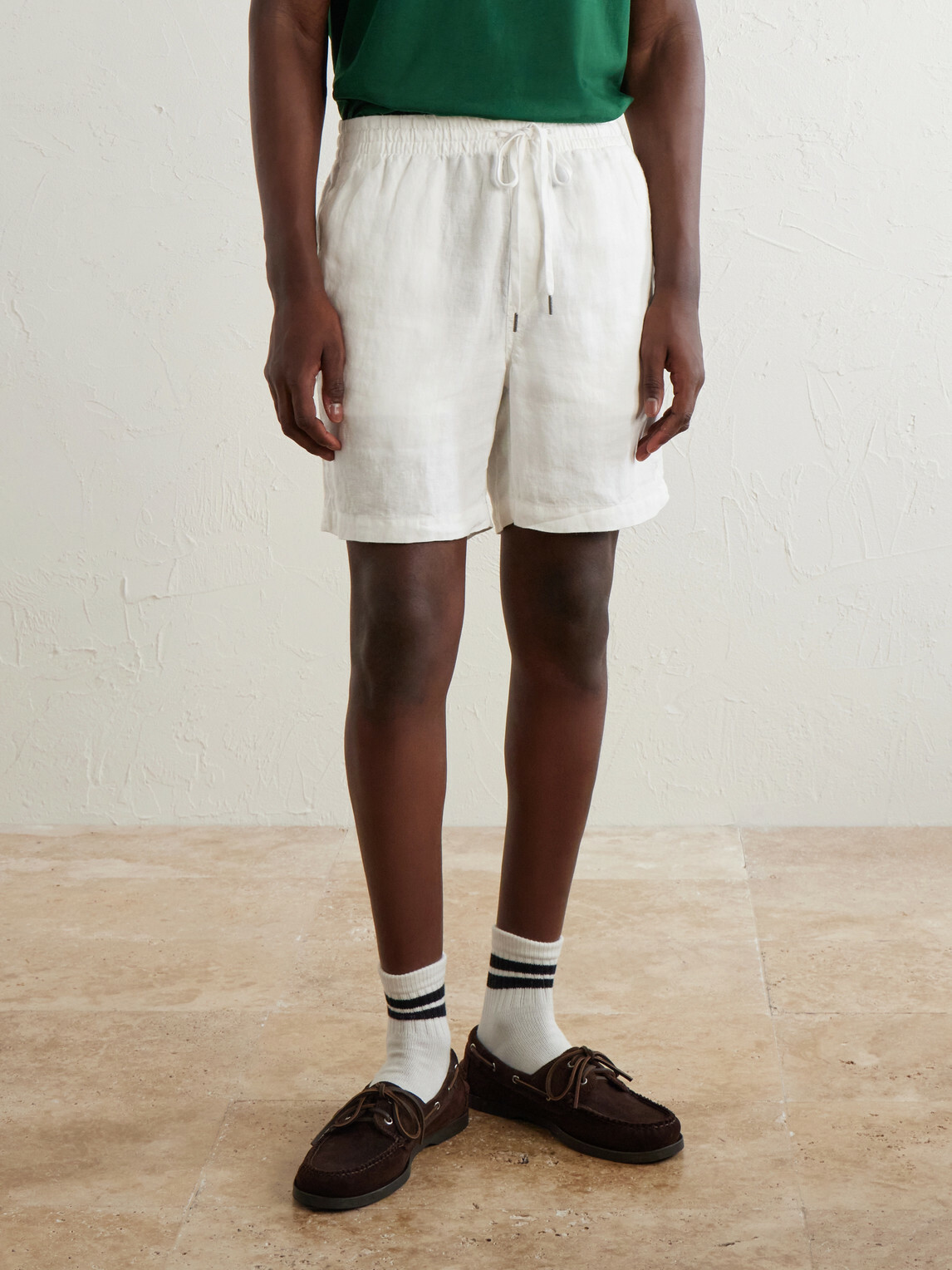 Polo Ralph Lauren - Straight-Leg Linen Shorts - White