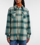 God's True Cashmere Checked cashmere overshirt
