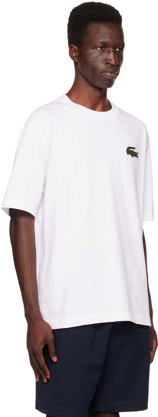 Lacoste White Patch T-Shirt
