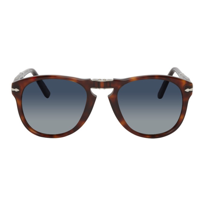 Photo: Persol Tortoiseshell Foldable Steve McQueen Sunglasses