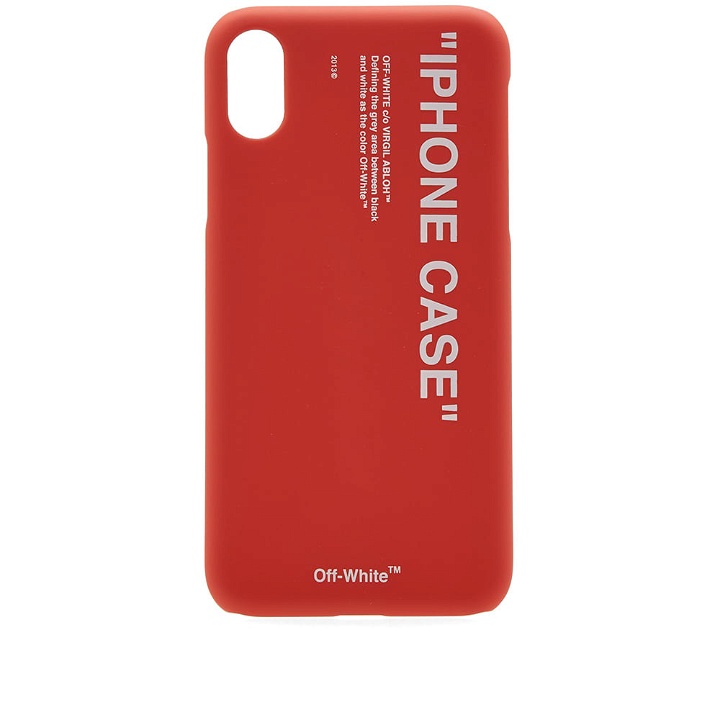 Photo: Off-White Quote iPhone X Case