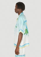 Casa Shell Wave Shirt in Blue